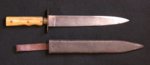 Austro-Hungarian Trench Knife w Trench Art Bone Grip R1.jpg